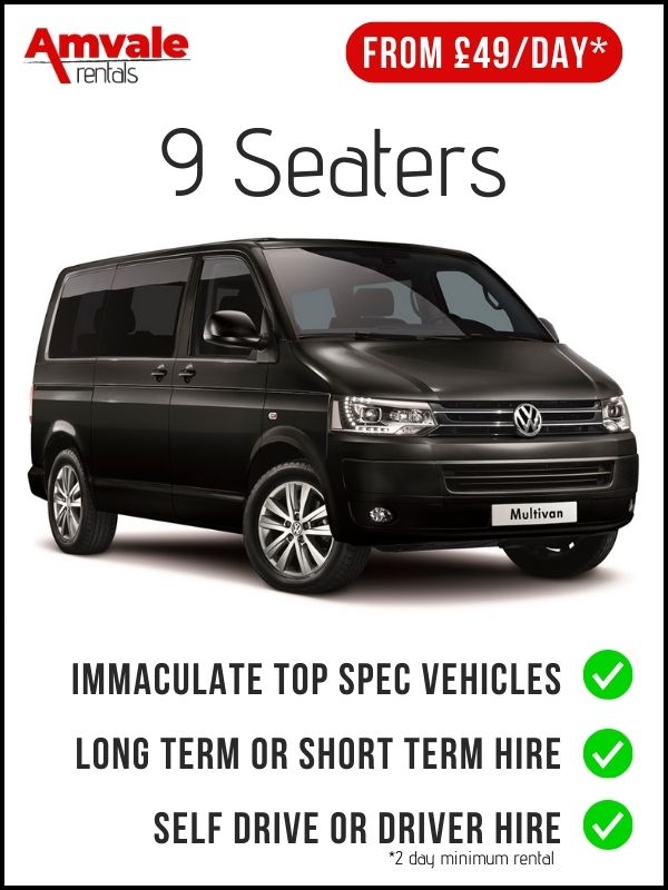 9 seater minibus hire grimsby