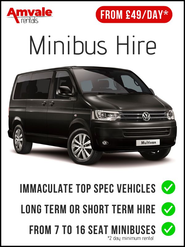 9 seat minibus hire grimsby & cleethorpes